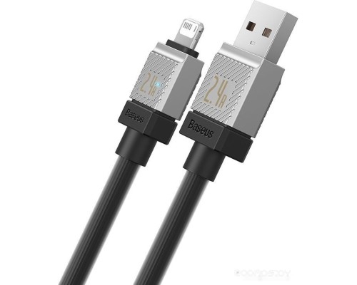 Кабель Baseus CoolPlay Series USB Type-A - Lightning (1 м, черный)