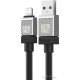 Кабель Baseus CoolPlay Series USB Type-A - Lightning (1 м, черный)