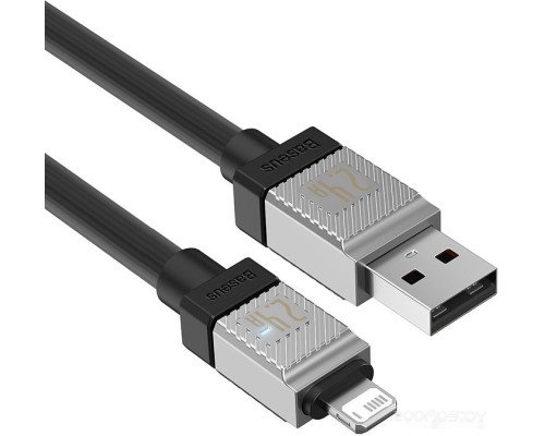 Кабель Baseus CoolPlay Series USB Type-A - Lightning (1 м, черный)