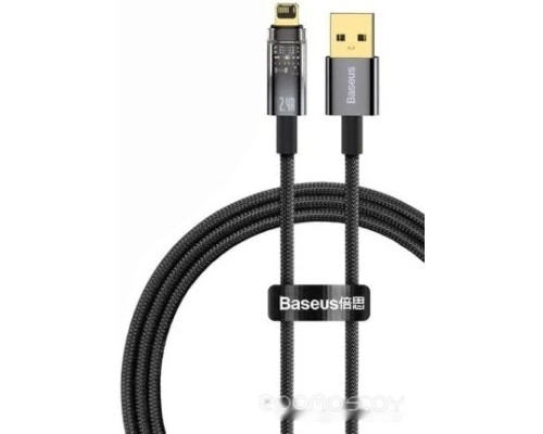 Кабель Baseus Explorer USB Type-A - Lightning (1 м, черный)