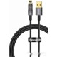 Кабель Baseus Explorer USB Type-A - Lightning (2 м, черный)