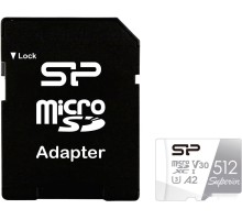 Карта памяти Silicon Power Superior microSDXC SP512GBSTXDA2V20SP 512GB (с адаптером)