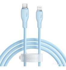 Кабель Baseus Pudding Series USB Type-C - Lightning (1.2 м, голубой)