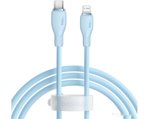 Кабель Baseus Pudding Series USB Type-C - Lightning (1.2 м, голубой)