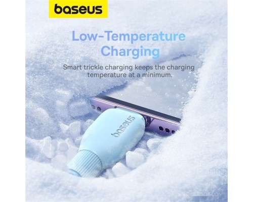 Кабель Baseus Pudding Series USB Type-C - Lightning (1.2 м, голубой)