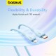 Кабель Baseus Pudding Series USB Type-C - Lightning (1.2 м, голубой)