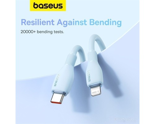 Кабель Baseus Pudding Series USB Type-C - Lightning (1.2 м, голубой)