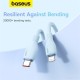 Кабель Baseus Pudding Series USB Type-C - Lightning (1.2 м, голубой)