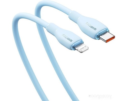 Кабель Baseus Pudding Series USB Type-C - Lightning (1.2 м, голубой)