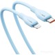 Кабель Baseus Pudding Series USB Type-C - Lightning (1.2 м, голубой)