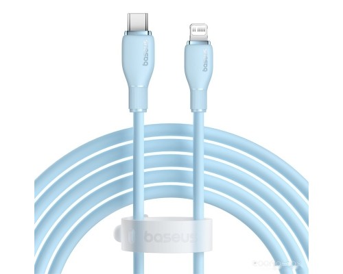 Кабель Baseus Pudding Series USB Type-C - Lightning (2 м, голубой)