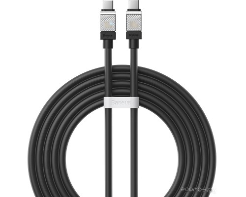 Кабель Baseus CoolPlay Series USB Type-C - USB Type-C (2 м, черный)