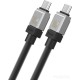 Кабель Baseus CoolPlay Series USB Type-C - USB Type-C (2 м, черный)