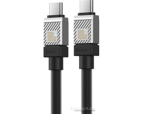 Кабель Baseus CoolPlay Series USB Type-C - USB Type-C (2 м, черный)