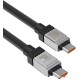 Кабель Baseus CoolPlay Series USB Type-C - USB Type-C (2 м, черный)