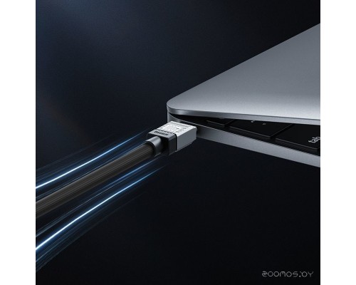 Кабель Baseus CoolPlay Series USB Type-C - USB Type-C (2 м, черный)