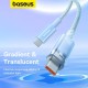 Кабель Baseus Explorer Series Fast Charging with Smart Temperature Control USB Type-C USB Type-C (1 м, голубой)