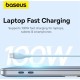 Кабель Baseus Pudding Series USB Type-C - USB Type-C (2 м, голубой)