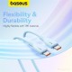 Кабель Baseus Pudding Series USB Type-C - USB Type-C (2 м, голубой)