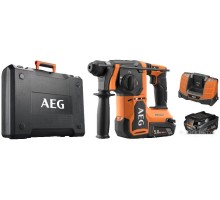 Перфоратор AEG Powertools BBH18BL2-502C 4935492343 (с 2-мя АКБ, кейс)