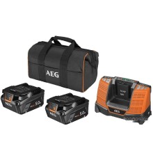 Аккумулятор для инструмента AEG Powertools SETLL1850SHD 4935478945 (2x18В/5 Ah + 18В, сумка)