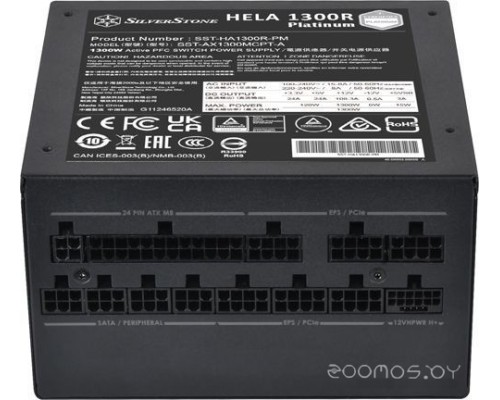 Блок питания SilverStone HELA 1300R Cybenetics Platinum SST-HA1300R-PM