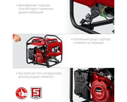 Генератор ЗУБР Мастер СБ-1200