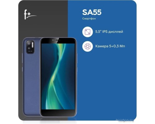 Смартфон F+ SA55 2GB/16GB (синий)