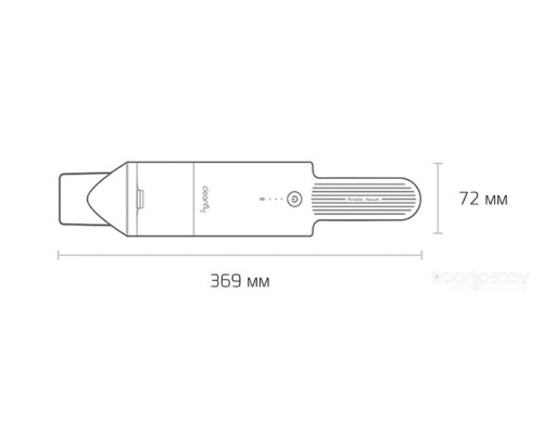 Автомобильный пылесос Cleanfly H2 Portable Vacuum Cleaner FV2S (черный)