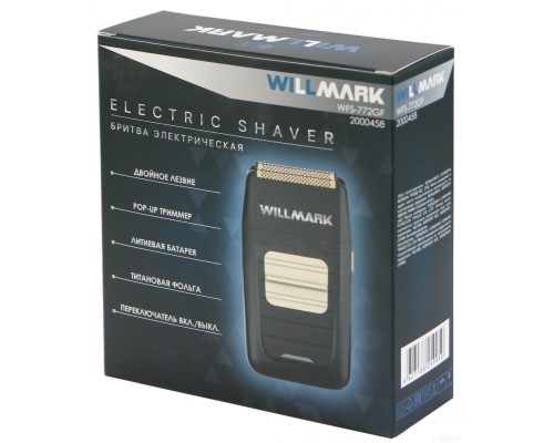 Электробритва мужская Willmark WFS-772GF