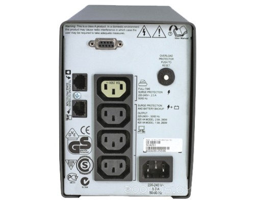 Источник бесперебойного питания APC by Schneider Electric Smart-UPS SC 420VA 230V