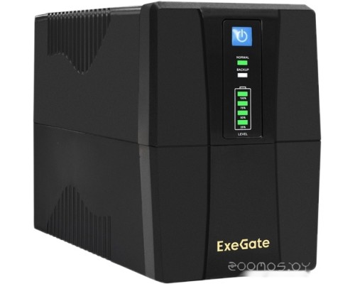 Источник бесперебойного питания Exegate SpecialPro UNB-600.LED.AVR.4C13.RJ.USB EX292763RUS