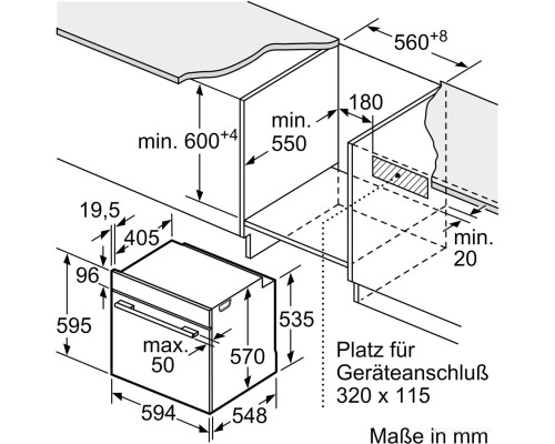 Духовой шкаф Bosch HBA533BW1