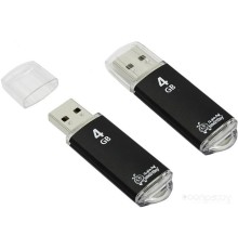 USB Flash SmartBuy 4GB V-Cut Black (SB4GBVC-K)