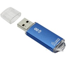 USB Flash SmartBuy 8GB V-Cut Blue [SB8GBVC-B]