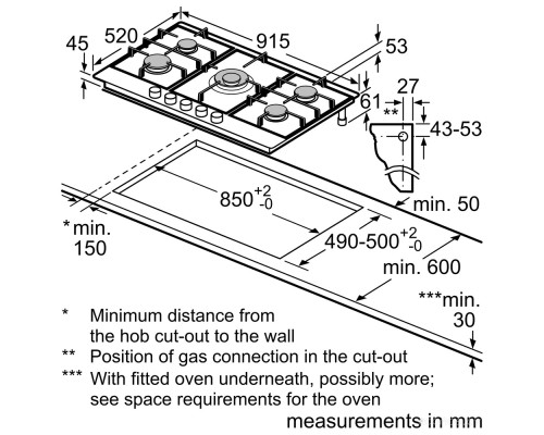 Варочная панель Bosch PCR9A5B90M