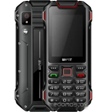 Кнопочный телефон Wifit Wirug F1 (черный/красный)