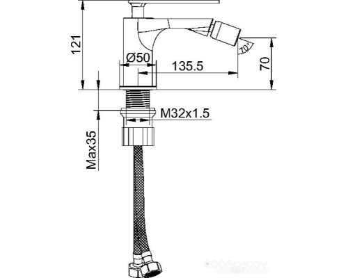 Смеситель Maxonor Pure Life PL5086