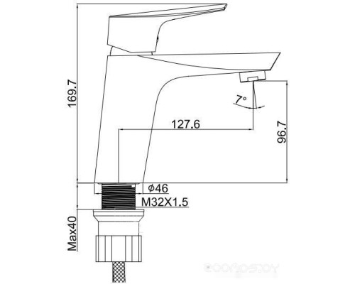 Смеситель Maxonor PL1073-8