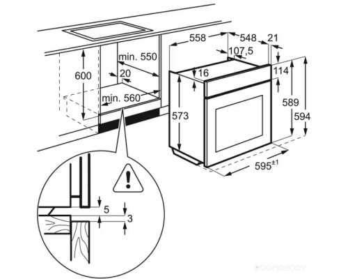 Духовой шкаф Electrolux EOC6P71X