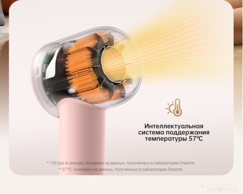 Фен Dreame Hairdryer Gleam Pink AHD12A (розовый)