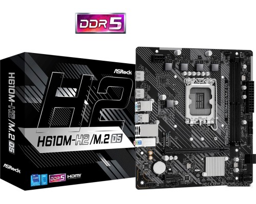 Материнская плата ASROCK H610M-H2/M.2 D5