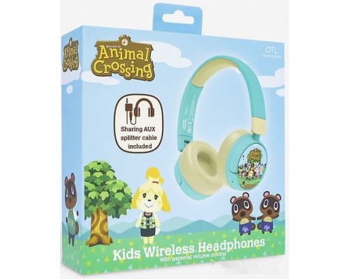 Наушники OTL Technologies Nintendo Animal Crossing Kids Wireless AC0998