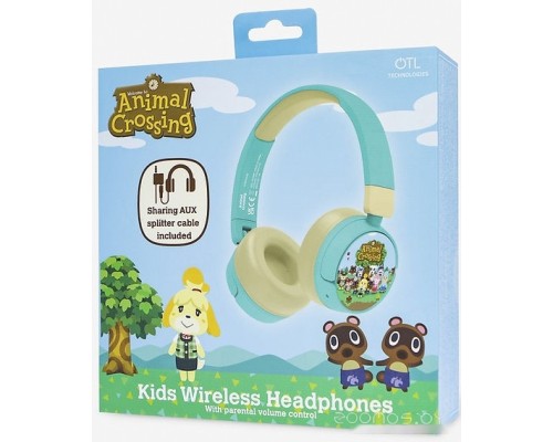 Наушники OTL Technologies Nintendo Animal Crossing Kids Wireless AC0998