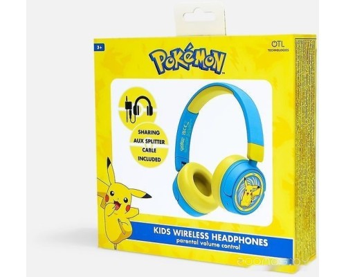 Наушники OTL Technologies Pokemon Pikachu Kids Wireless PK0980