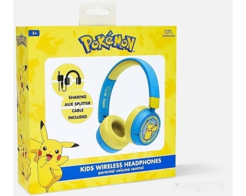 Наушники OTL Technologies Pokemon Pikachu Kids Wireless PK0980