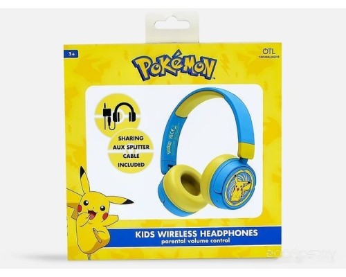 Наушники OTL Technologies Pokemon Pikachu Kids Wireless PK0980