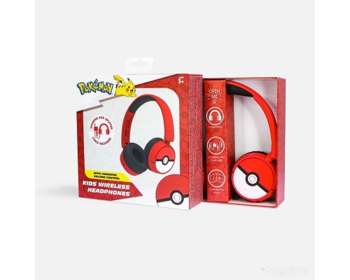 Наушники OTL Technologies Pokemon Poke Ball Kids Wireless PK1000