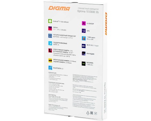 Планшет DIGMA Optima 10 E600 3G