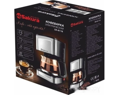 Капельная кофеварка Sakura SA-6116